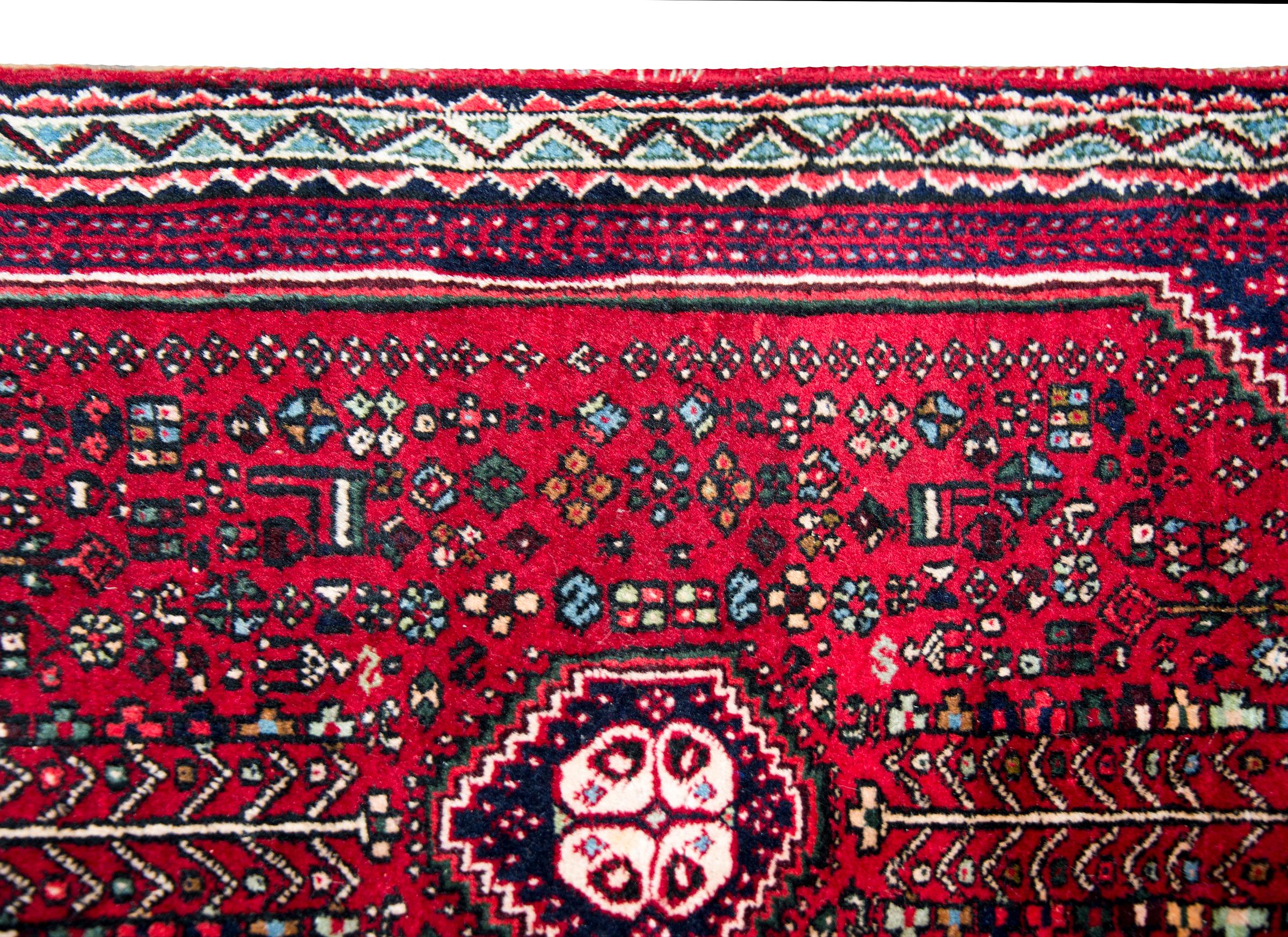 Vintage Persian Shiraz Rug For Sale 4