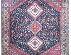Vintage Persian Shiraz Rug