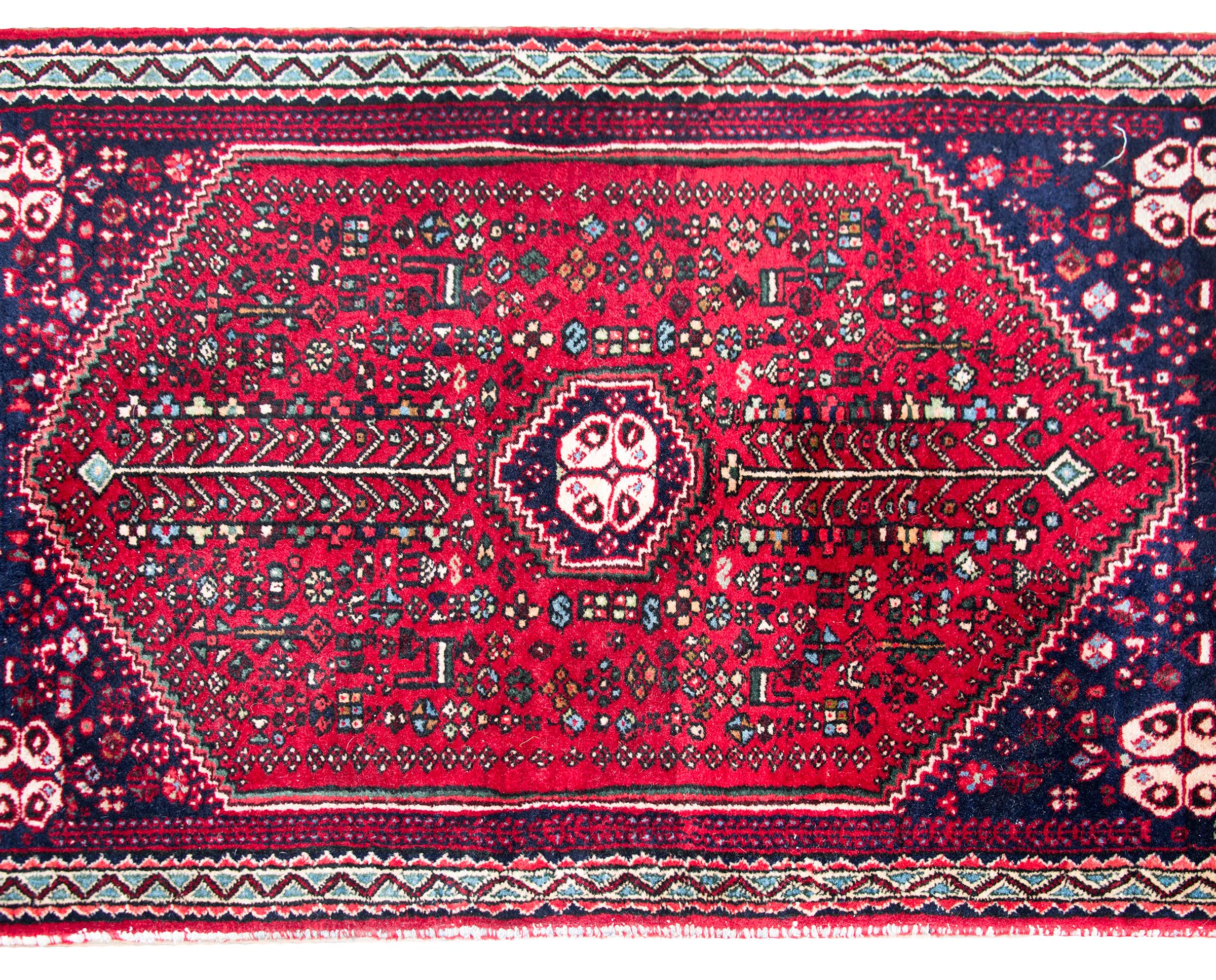 Tribal Vintage Persian Shiraz Rug For Sale