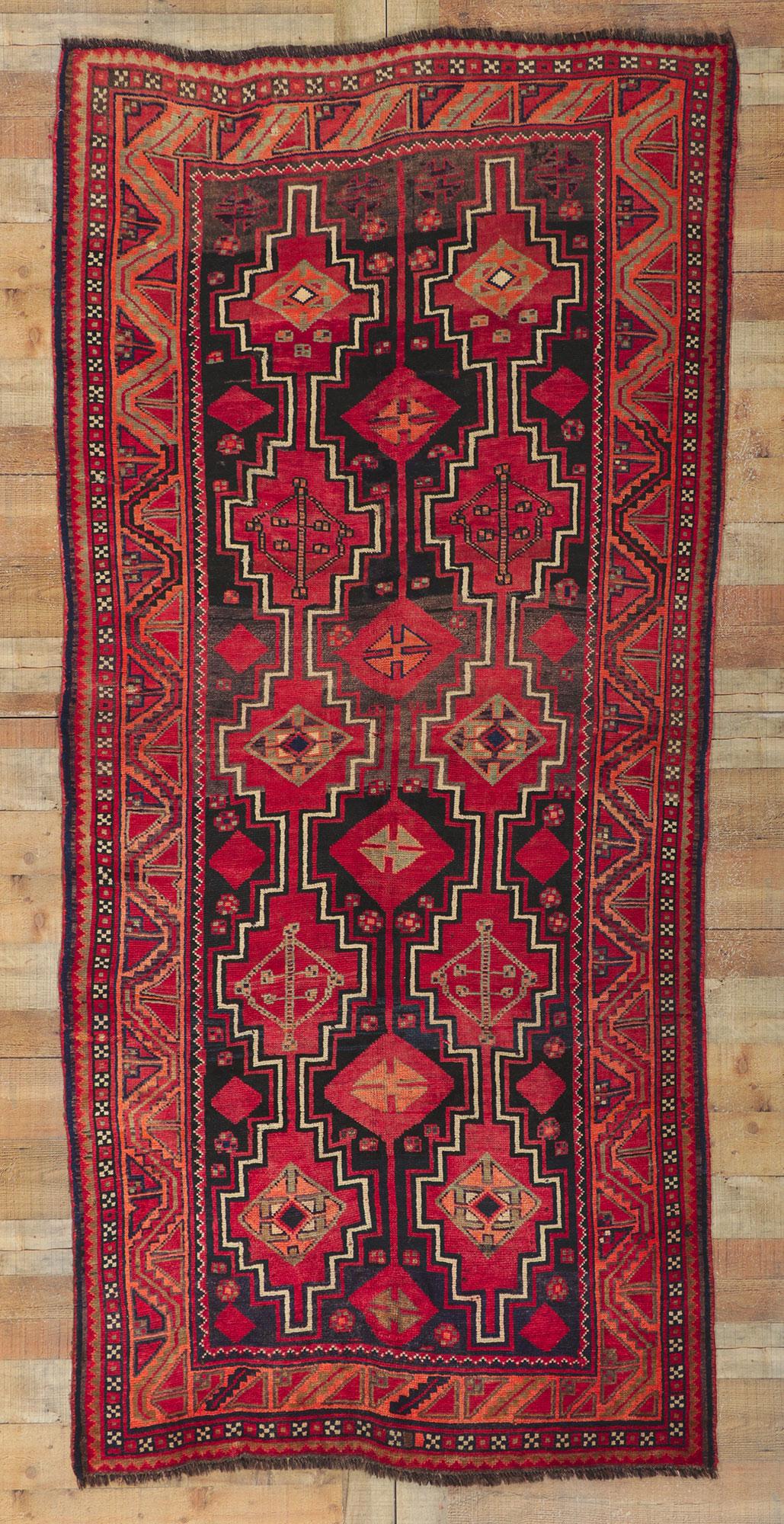 Modern Vintage Persian Shiraz Rug For Sale