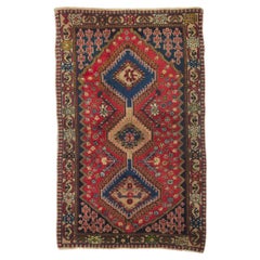 Retro Persian Shiraz Rug