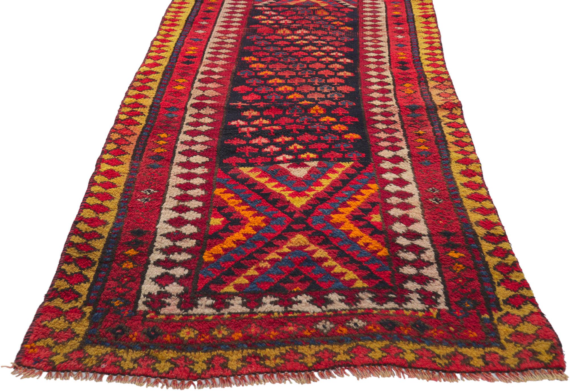 20th Century Vintage Persian Shiraz Runner For Sale