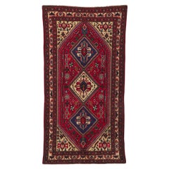 Vintage Persisch Shiraz Stammes-Teppich