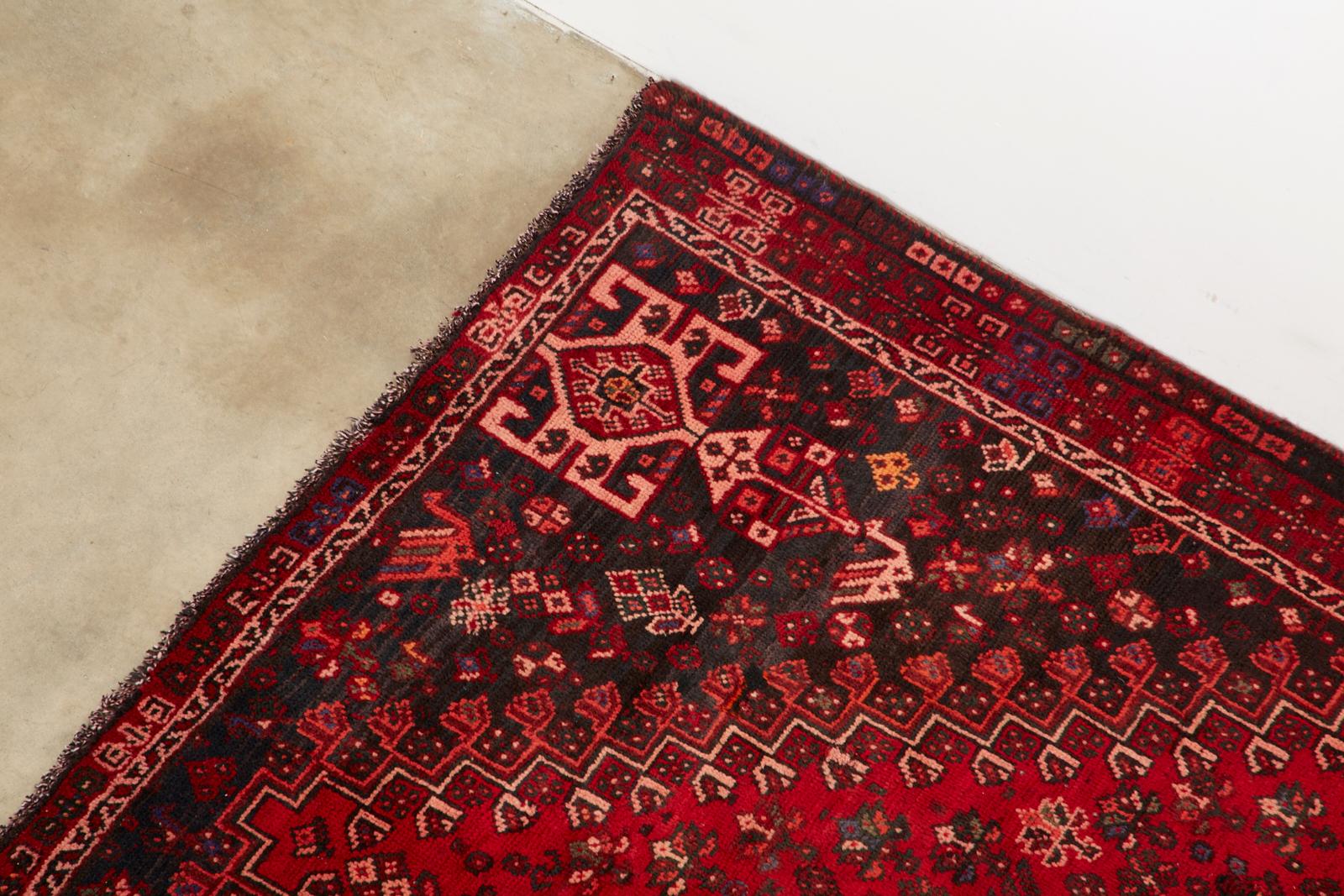 Vintage Persian Shiraz Tribal Rug or Carpet 3