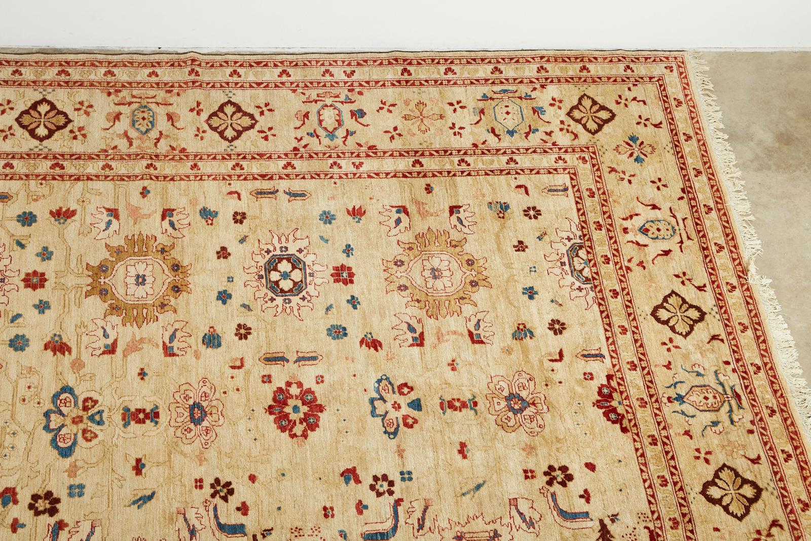 Persian Signed Sultanabad Carpet For Sale 1