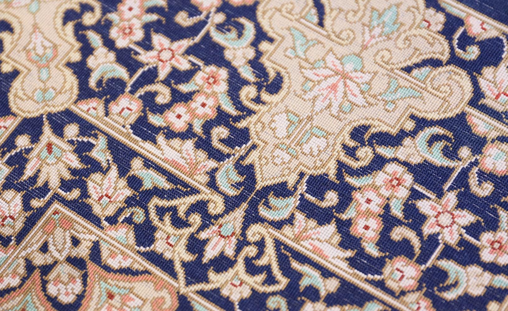 Vintage Persian Silk Qum Rug. Size: 3 ft 3 in x 4 ft 10 in 2