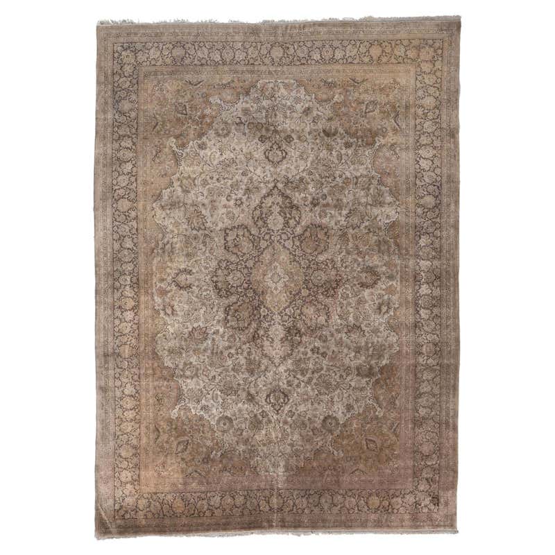 New Modern Silk Indian Rug with Traditional Neoclassic Style For Sale ...