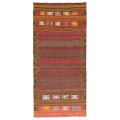 Vieux Kilim persan Sofreh vintage