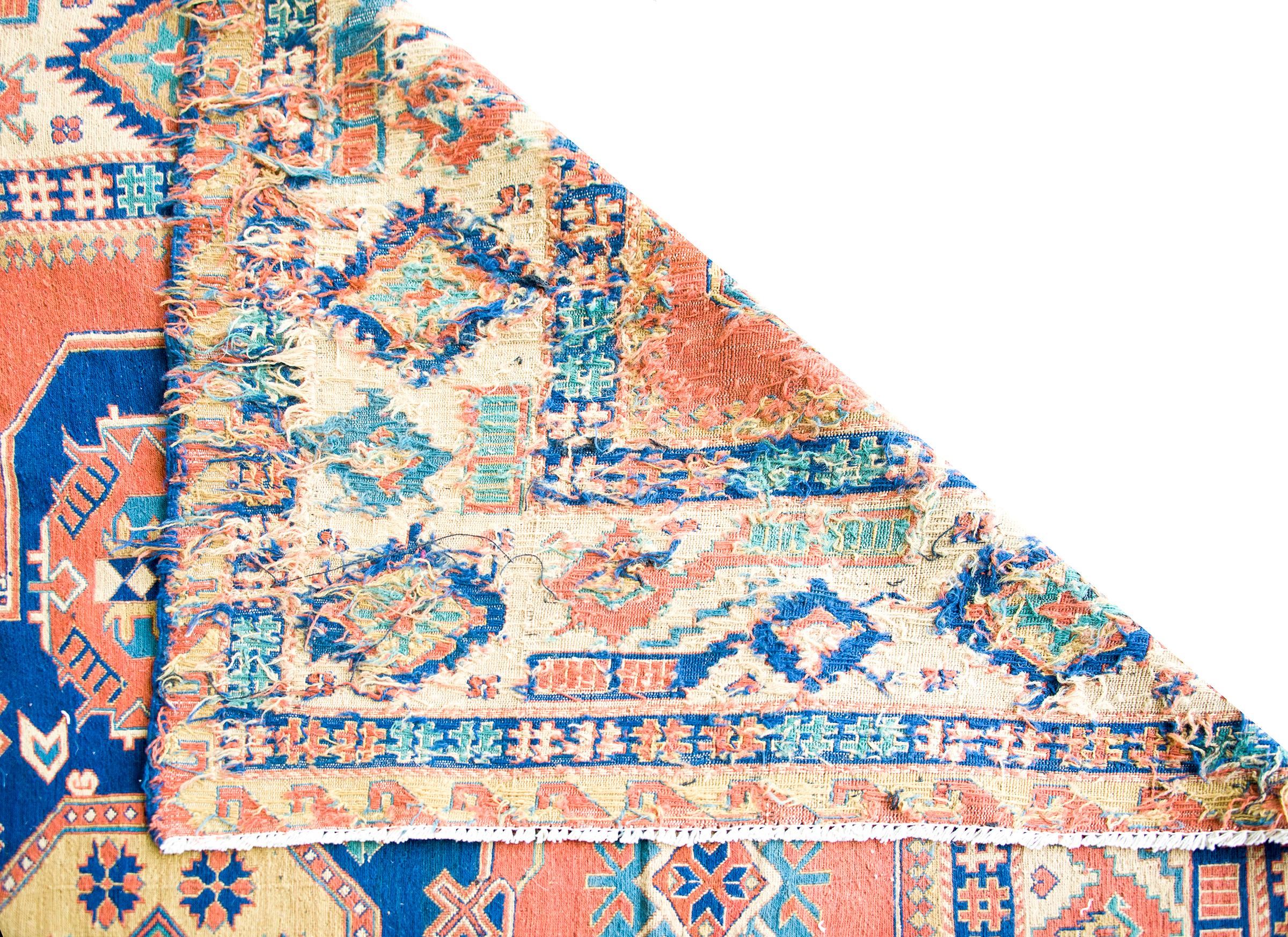 Vintage Persian Soumak Rug For Sale 6