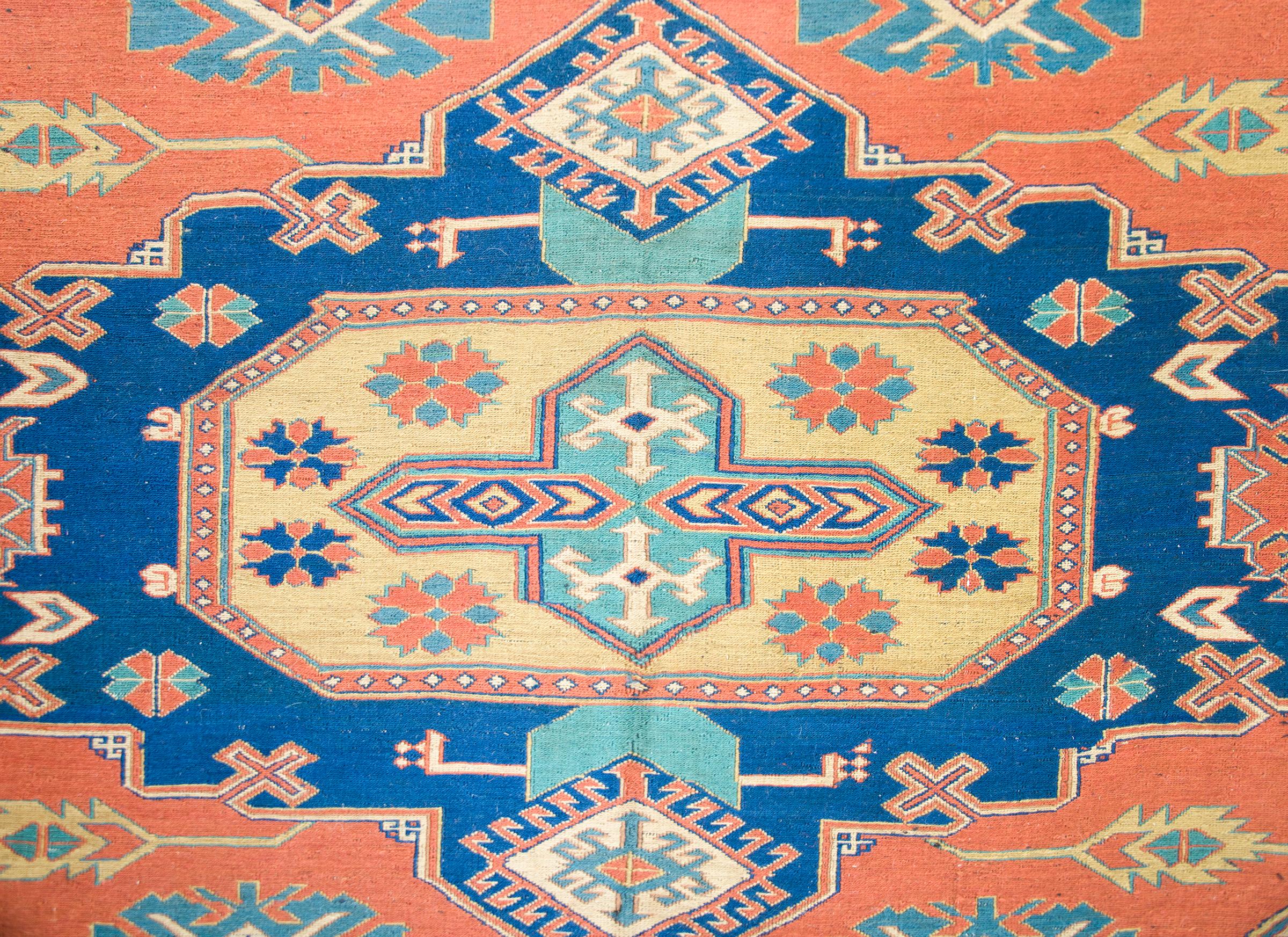 20th Century Vintage Persian Soumak Rug For Sale