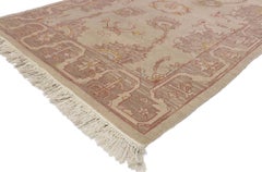 Vintage Persian Soumak Rug with English Country Style, Flat-Weave Kilim Rug