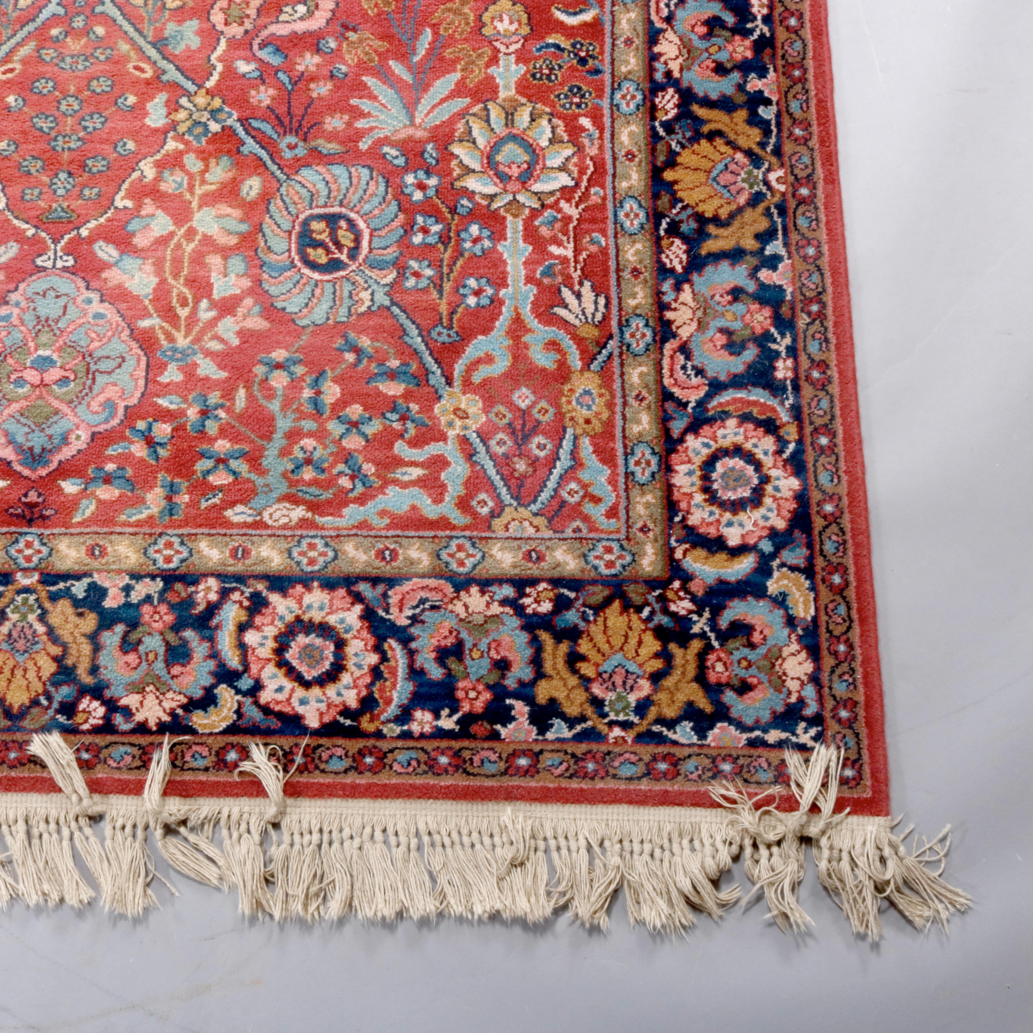 Vintage Persian Style Karastan Ispahan Oriental Rug, Design #766, circa 1950 In Good Condition In Big Flats, NY