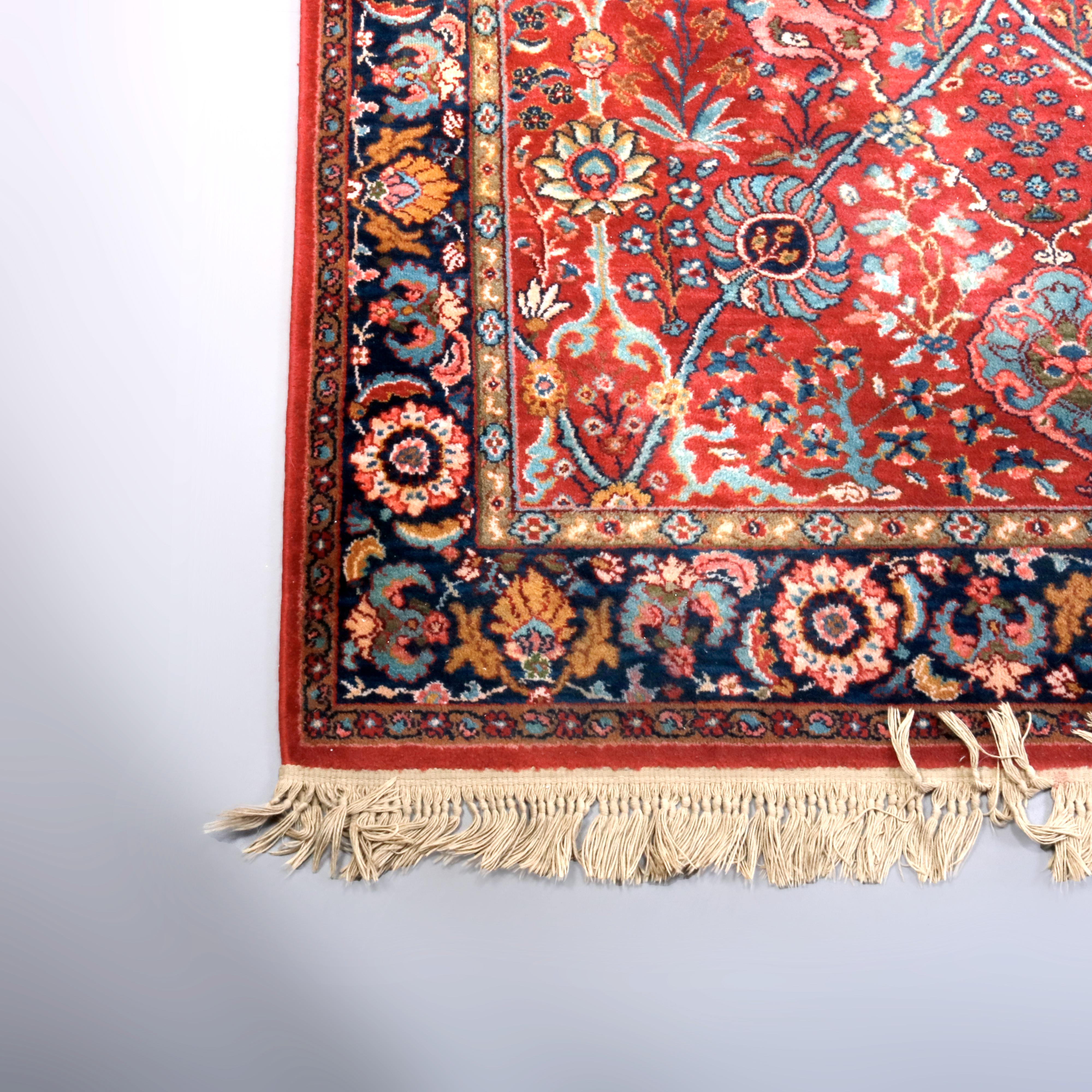 20th Century Vintage Persian Style Karastan Ispahan Oriental Rug, Design #766, circa 1950