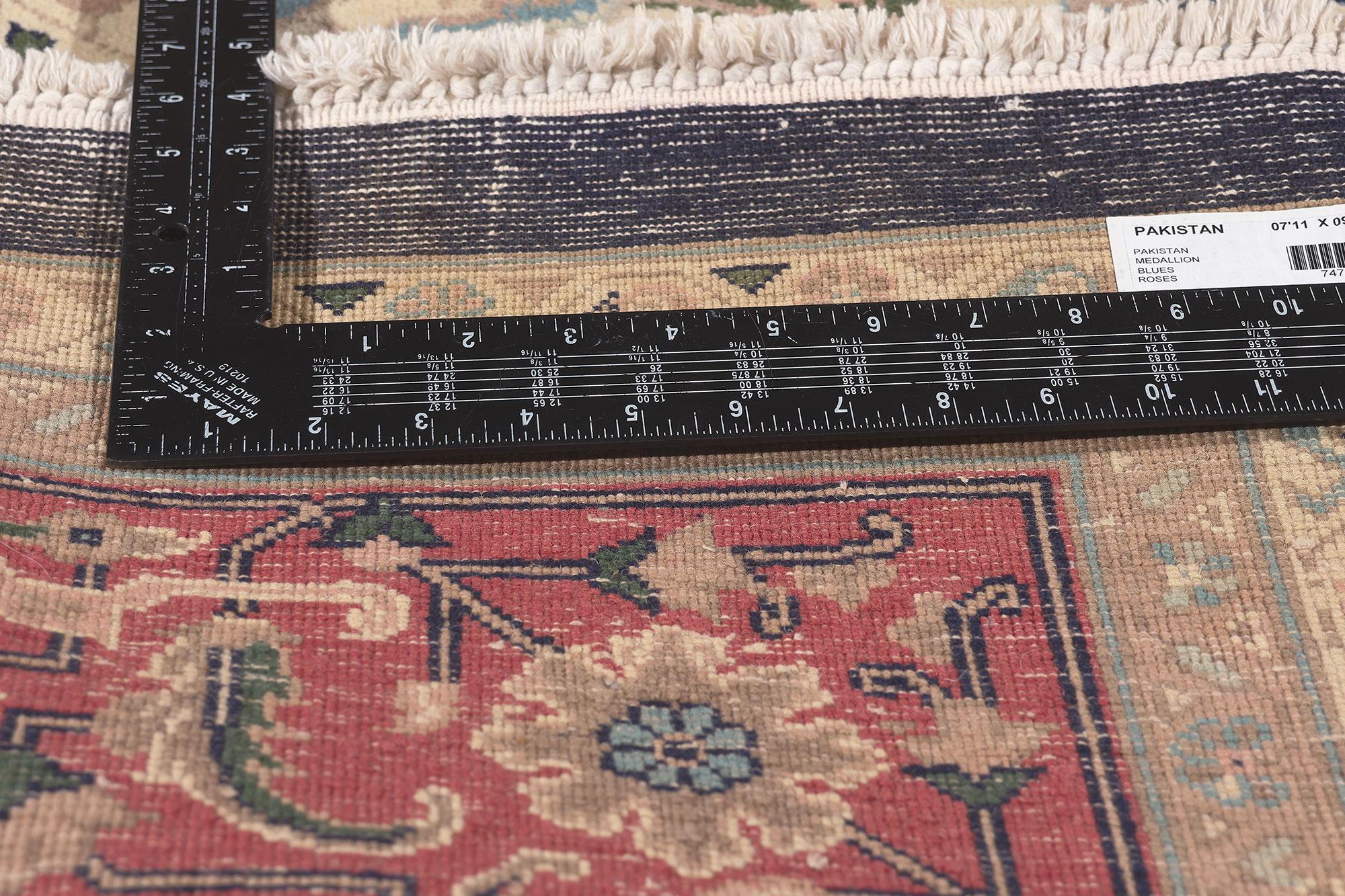 Wool Vintage Pakistani Persian Tabriz Rug For Sale