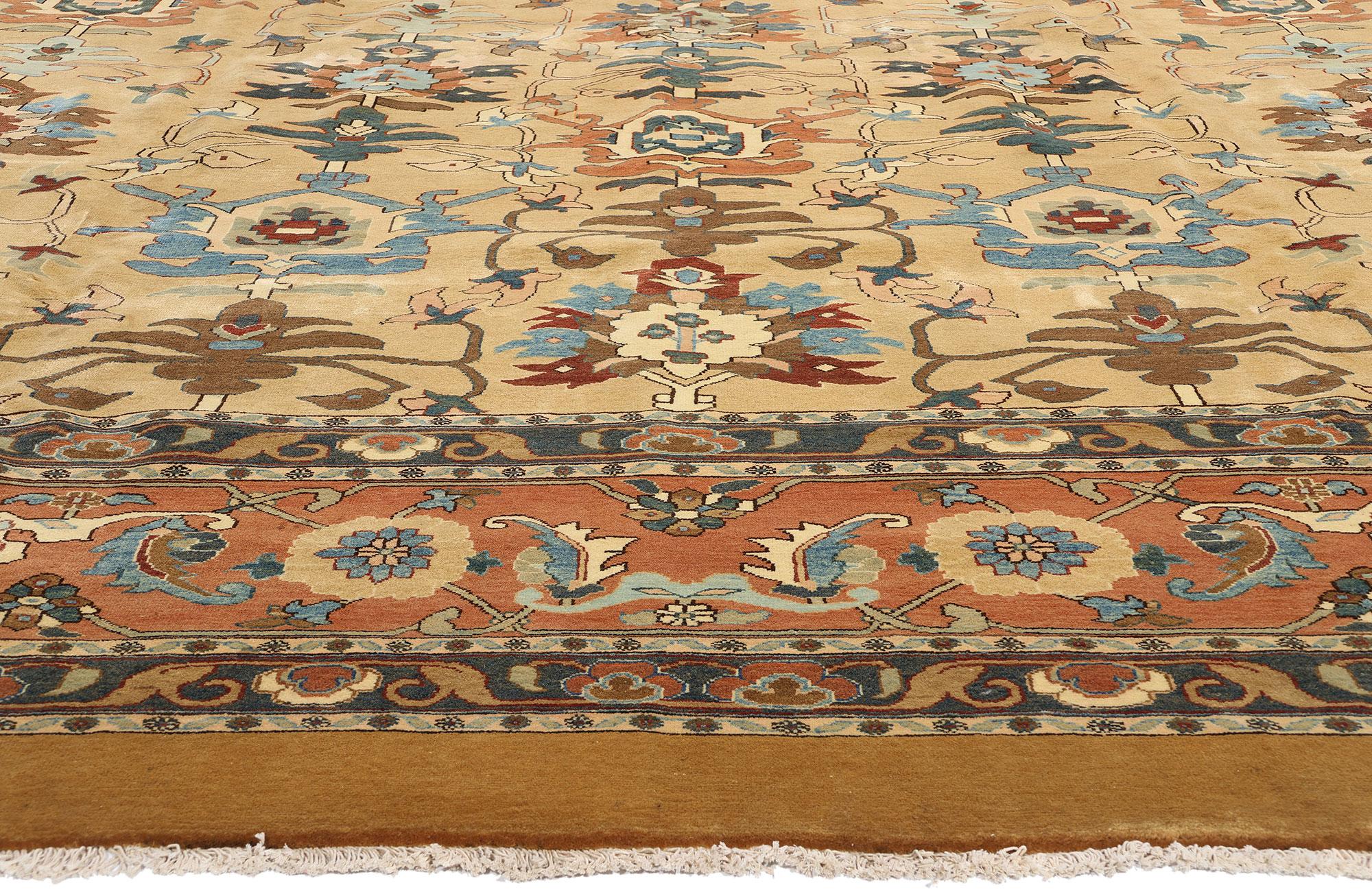 Zeitgenössischer persischer Sultanabad-Teppich mit traditionellem Stil (Persisch) im Angebot