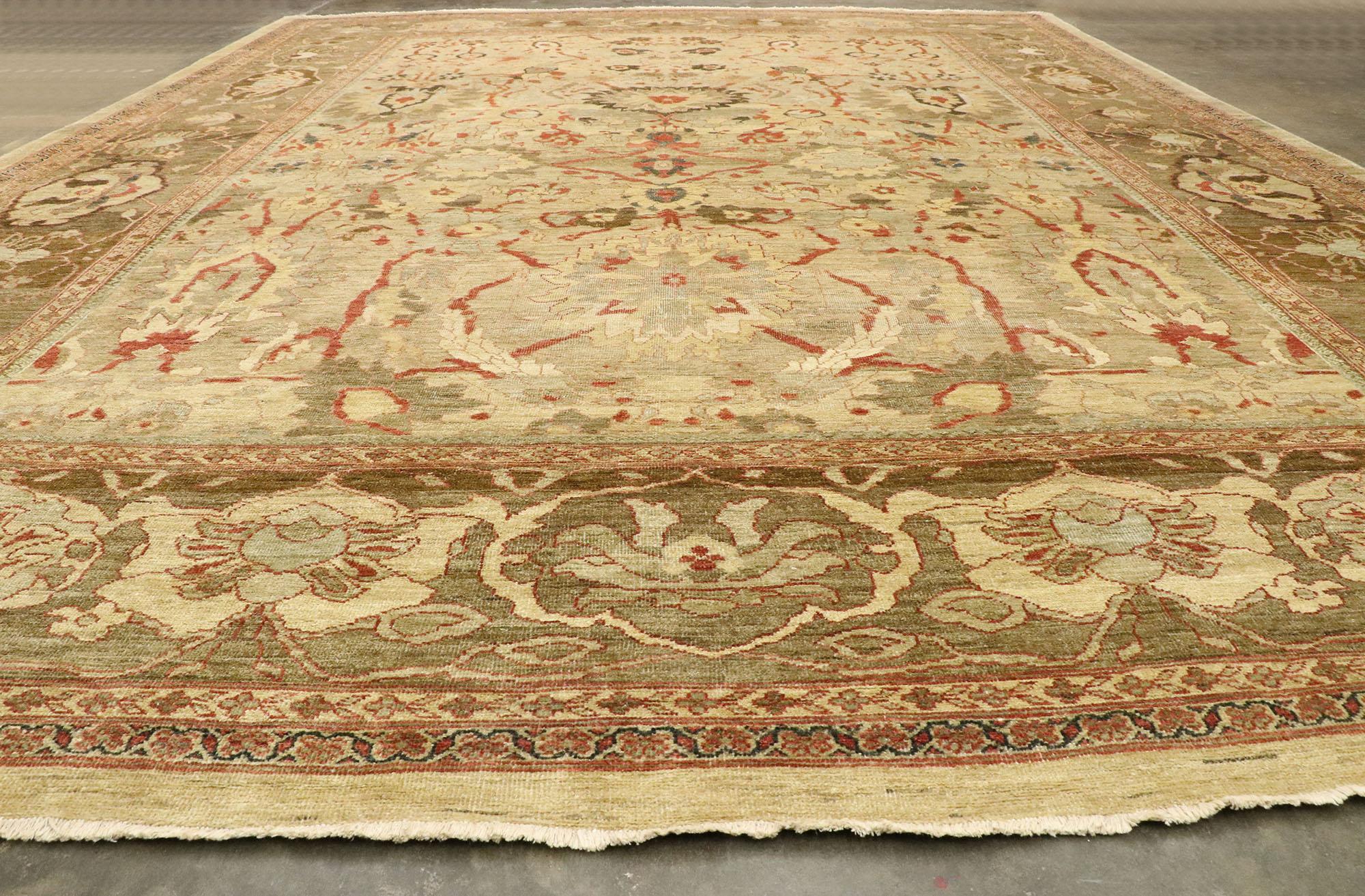 Vintage Persian Sultanabad Palatial Carpet, 13'02 x 17'05 1