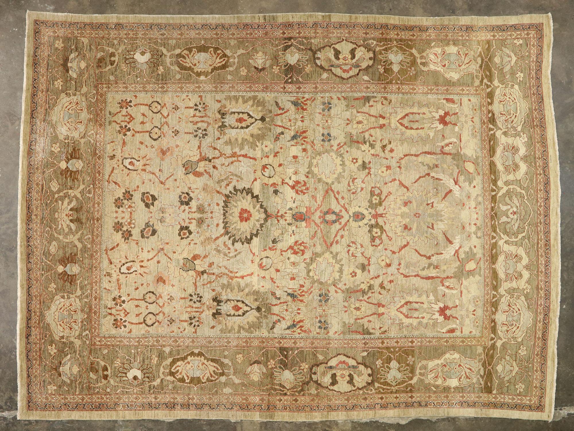 Vintage Persian Sultanabad Palatial Carpet, 13'02 x 17'05 2