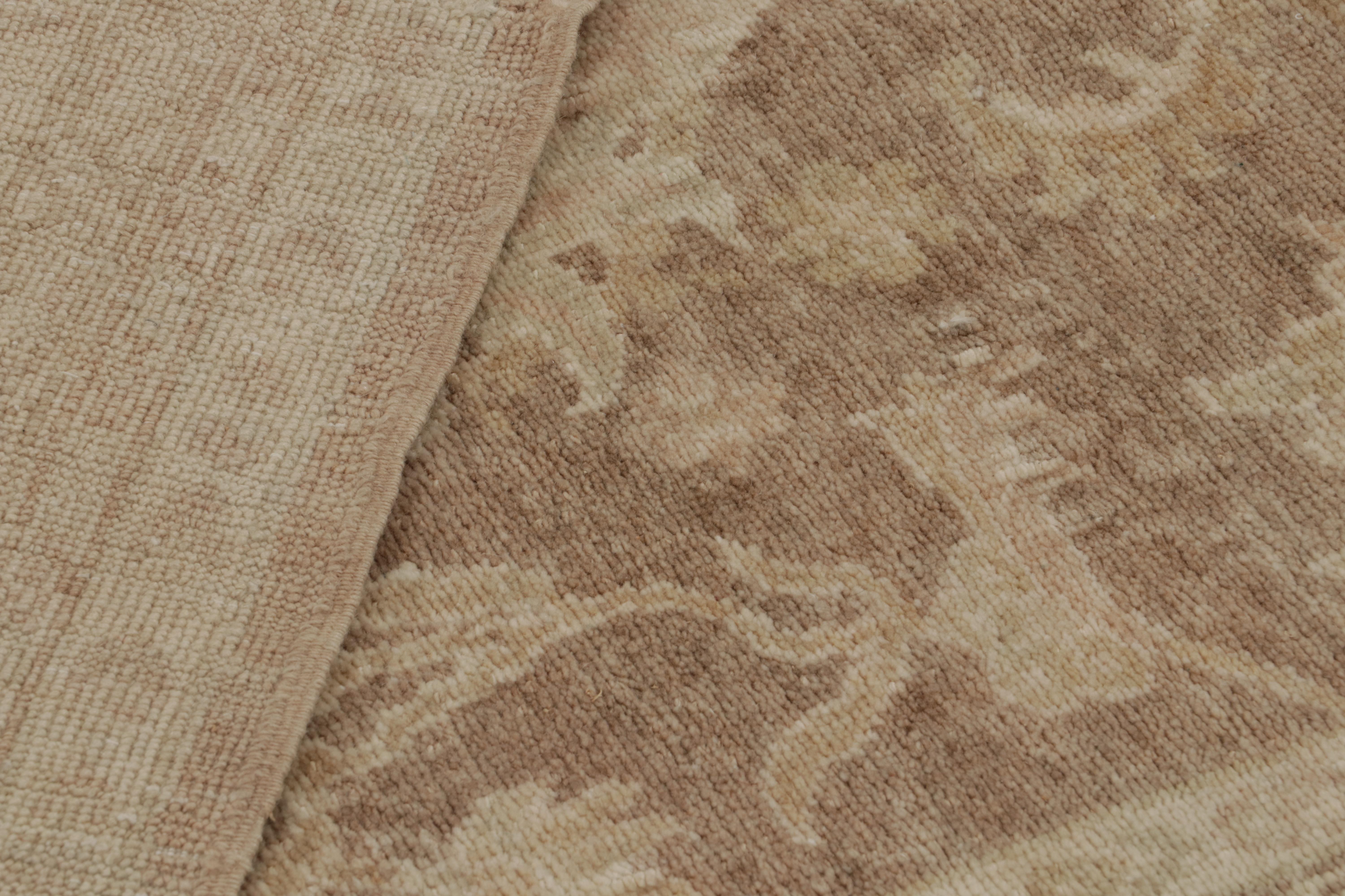 Persischer Sultanabad-Teppich in Beige mit Blumenmustern, von Rug & Kilim im Angebot 4