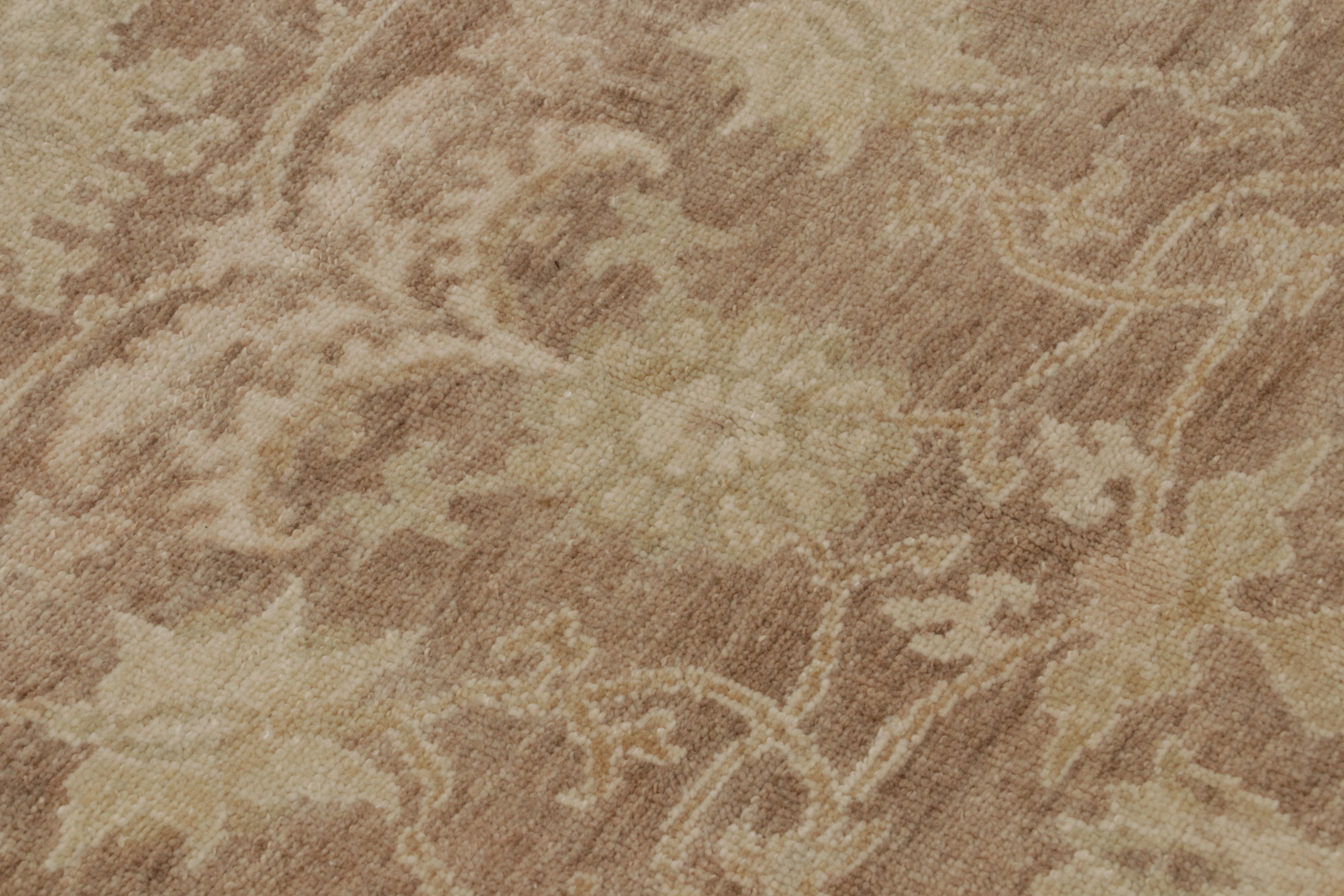 Persischer Sultanabad-Teppich in Beige mit Blumenmustern, von Rug & Kilim im Angebot 2