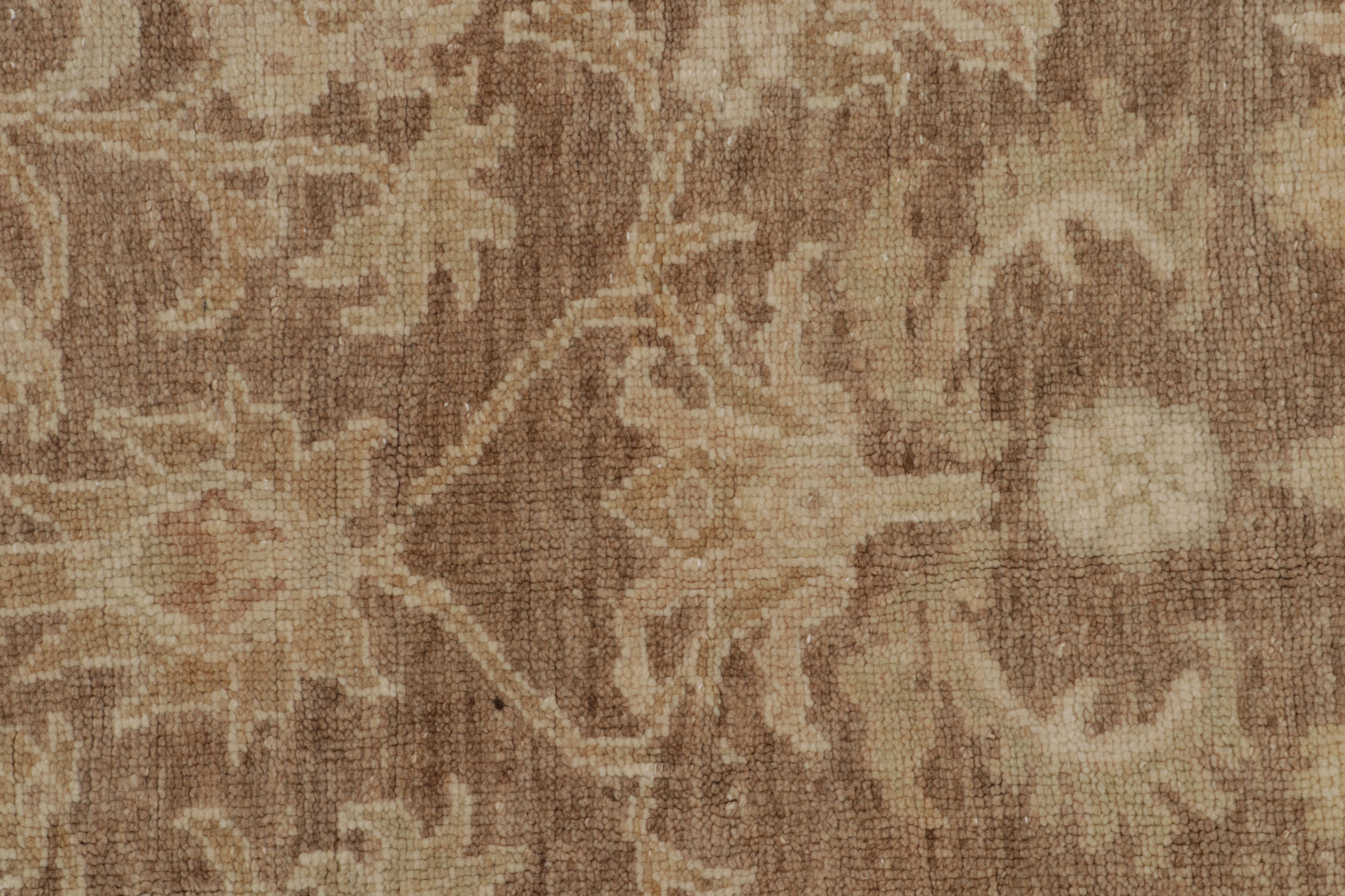 Persischer Sultanabad-Teppich in Beige mit Blumenmustern, von Rug & Kilim im Angebot 3