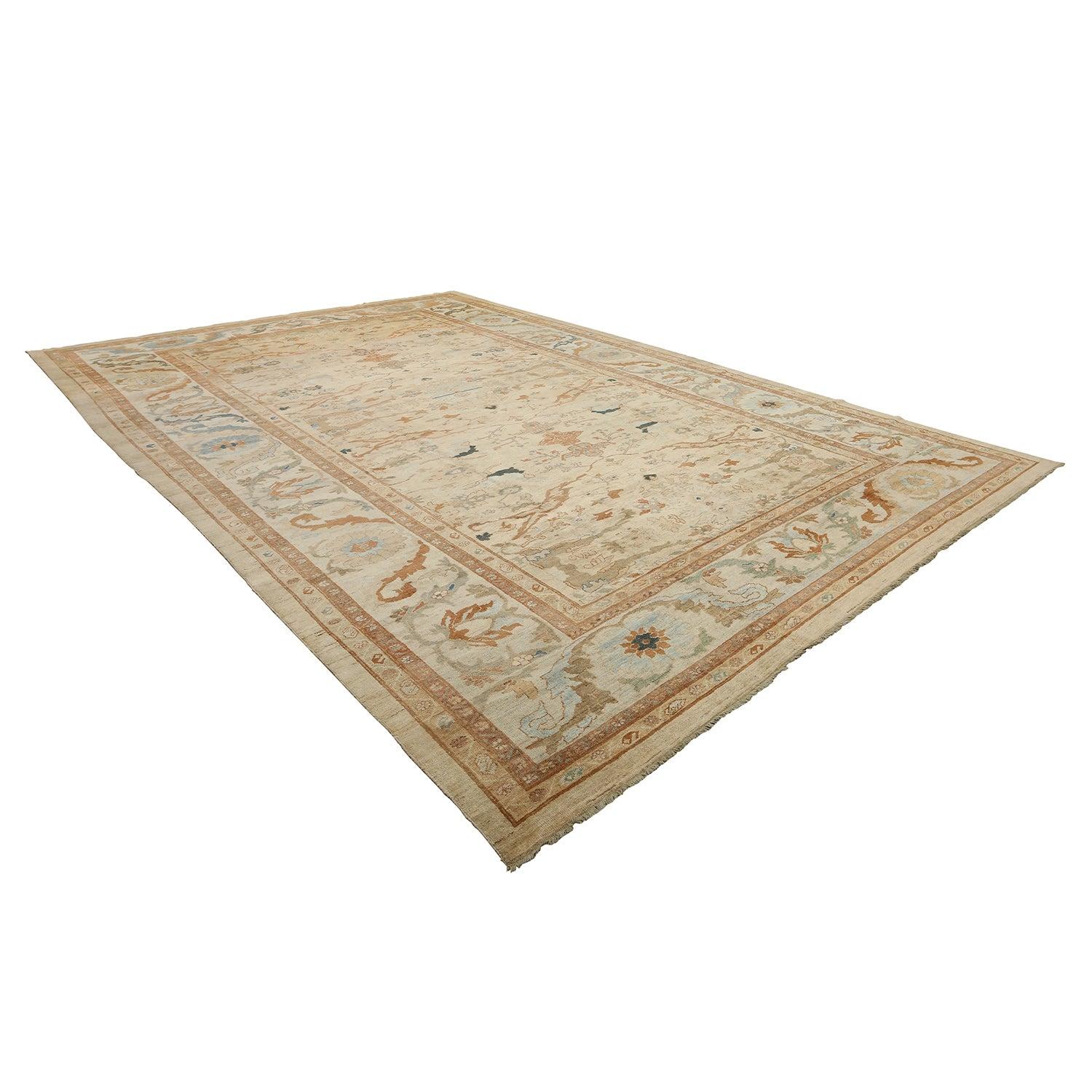 Persischer Sultanabad-Teppich im Vintage-Stil - Größe: 20'1 X 13'4 (Handgeknüpft) im Angebot