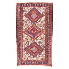 Vintage Persian Sumak Rug 3'8'' x 6'5''