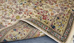 Vintage Persian Taba Tabriz Carpet
