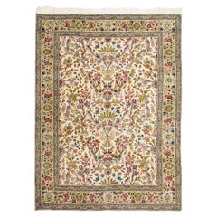 Vintage Persian Taba Tabriz Carpet