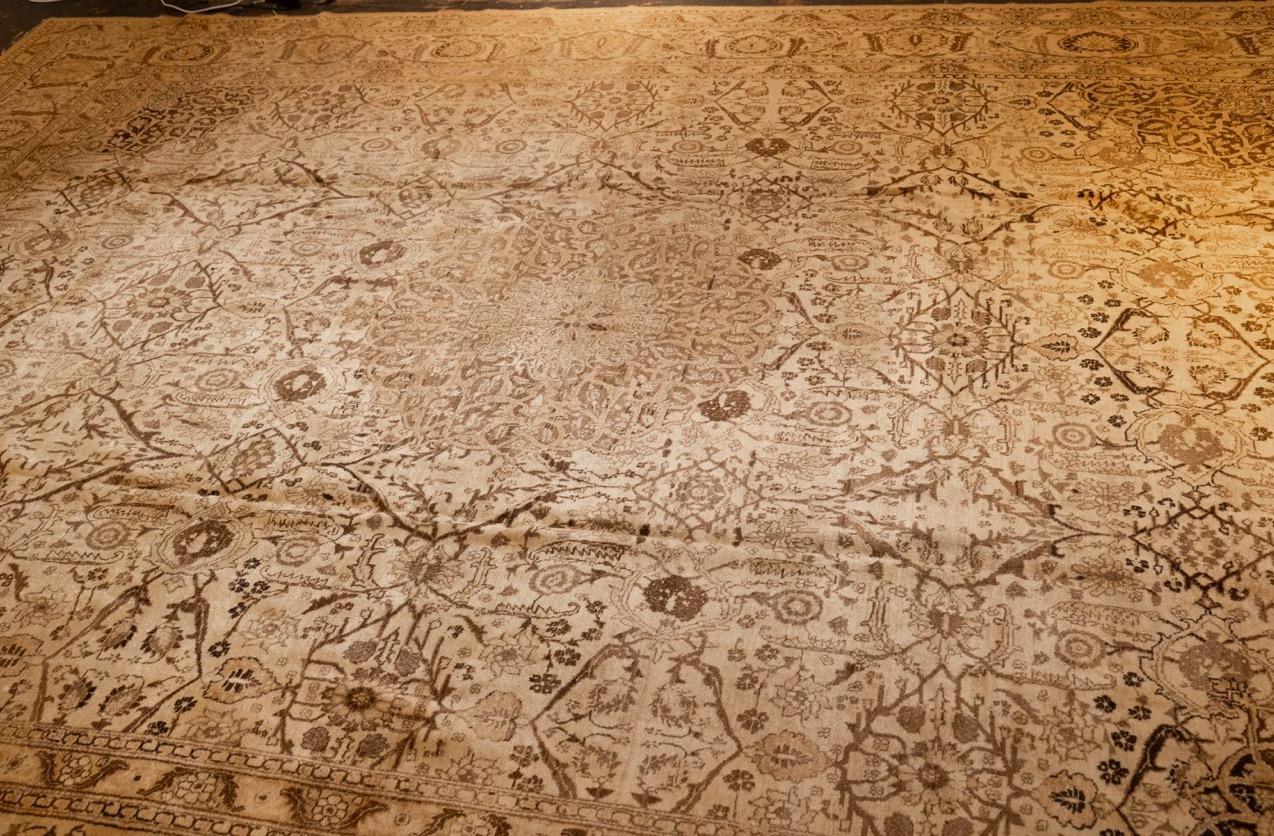 Laine Tabriz persan vintage 12'11