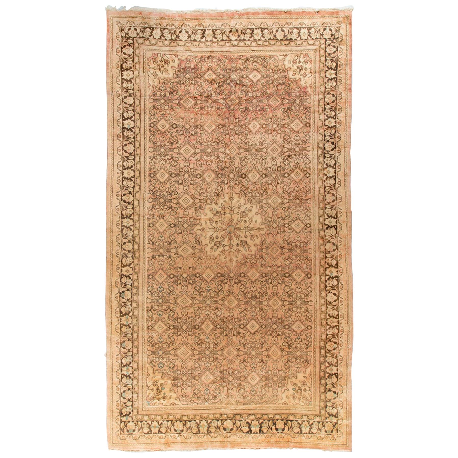 Persischer Täbris-Teppich im Vintage-Stil, um 1940, 9'11 x 17'7