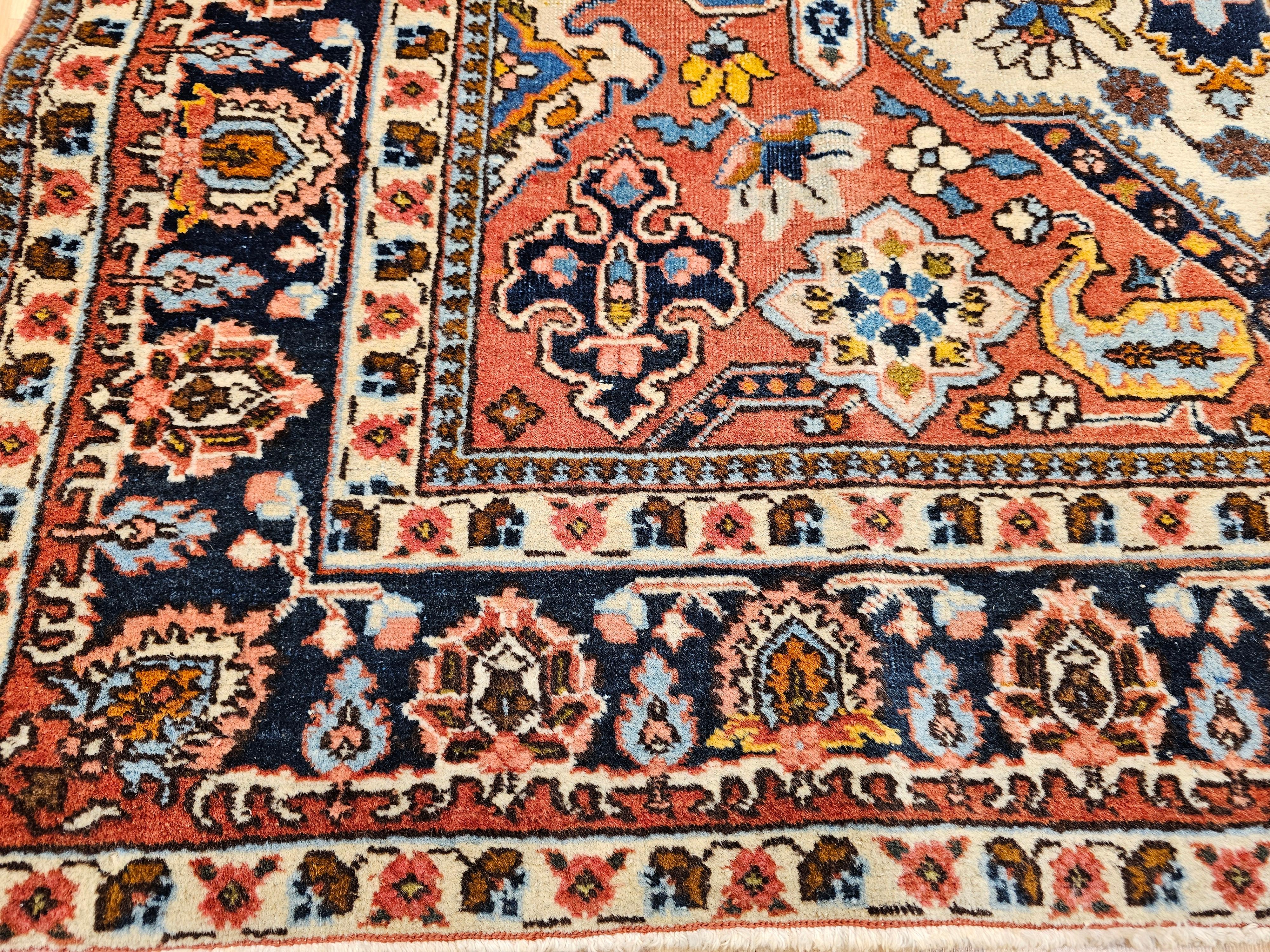 Altpersischer Täbris-Teppich mit Heriz-Serapi-Muster im Angebot 3