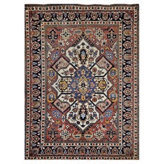 Alfombra Persa Tabriz Vintage con diseño Heriz Serapi