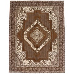 Persischer Täbris-Teppich mit modernem Mid-Century-Modern-Stil