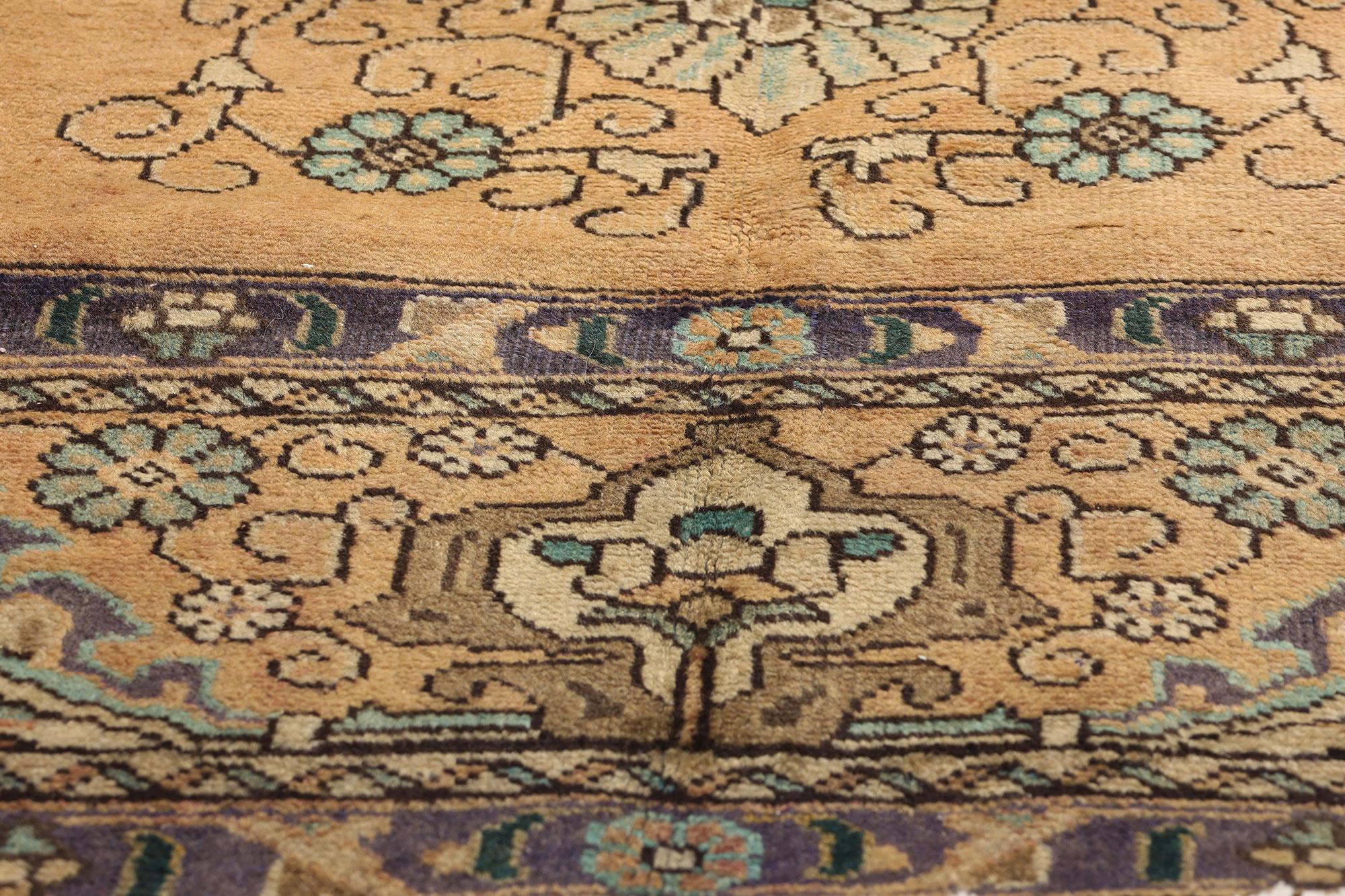 1950's Persian Tabriz Carpet with Traditional Style For Sale 1