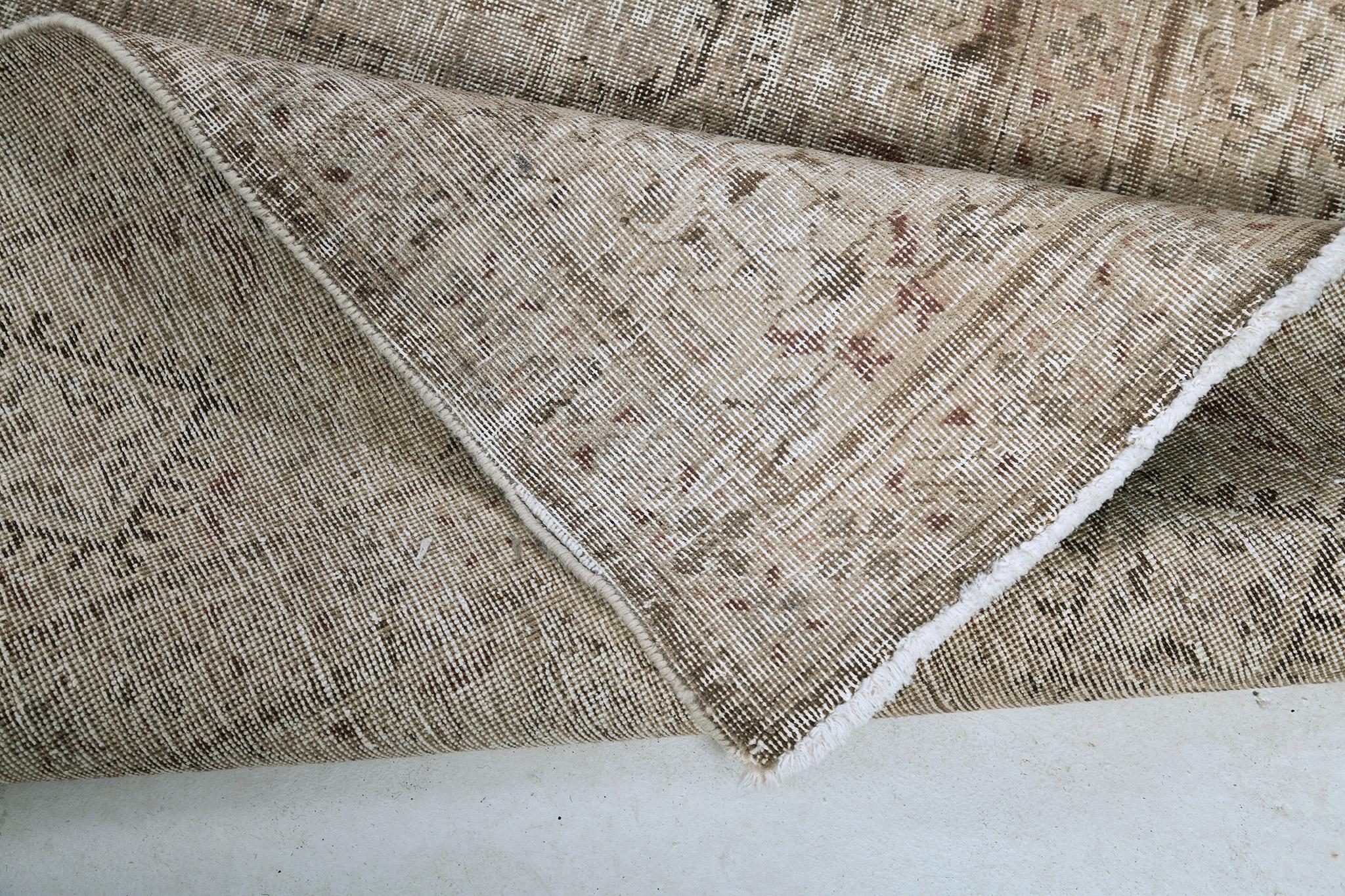 Tappeto persiano d'epoca Tabriz by Mehraban Rugs in vendita 4