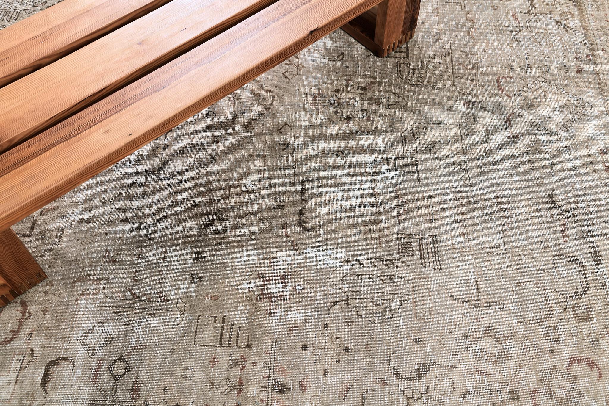 Persiano Tappeto persiano d'epoca Tabriz by Mehraban Rugs in vendita