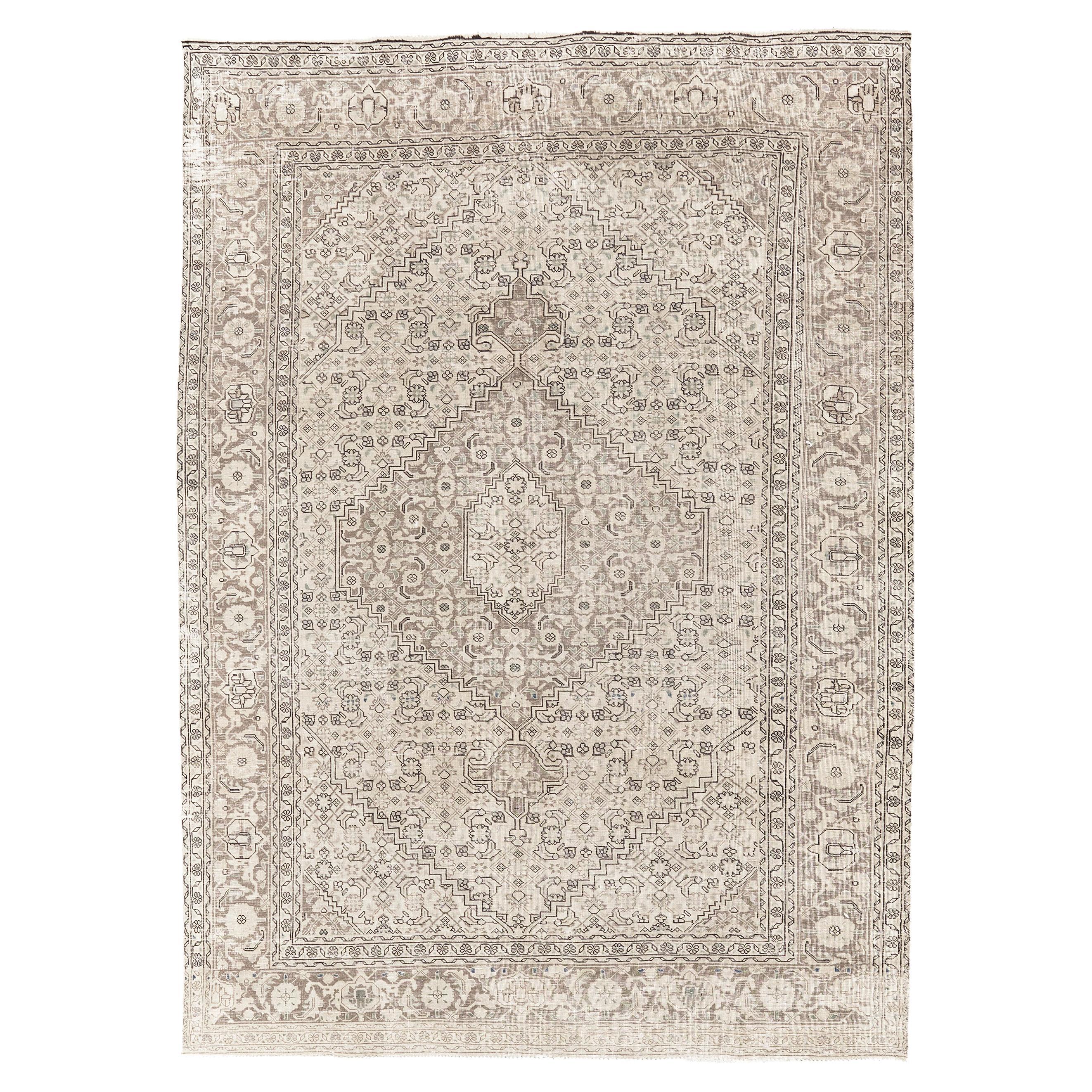 Vintage Persian Tabriz by Mehraban Rugs For Sale