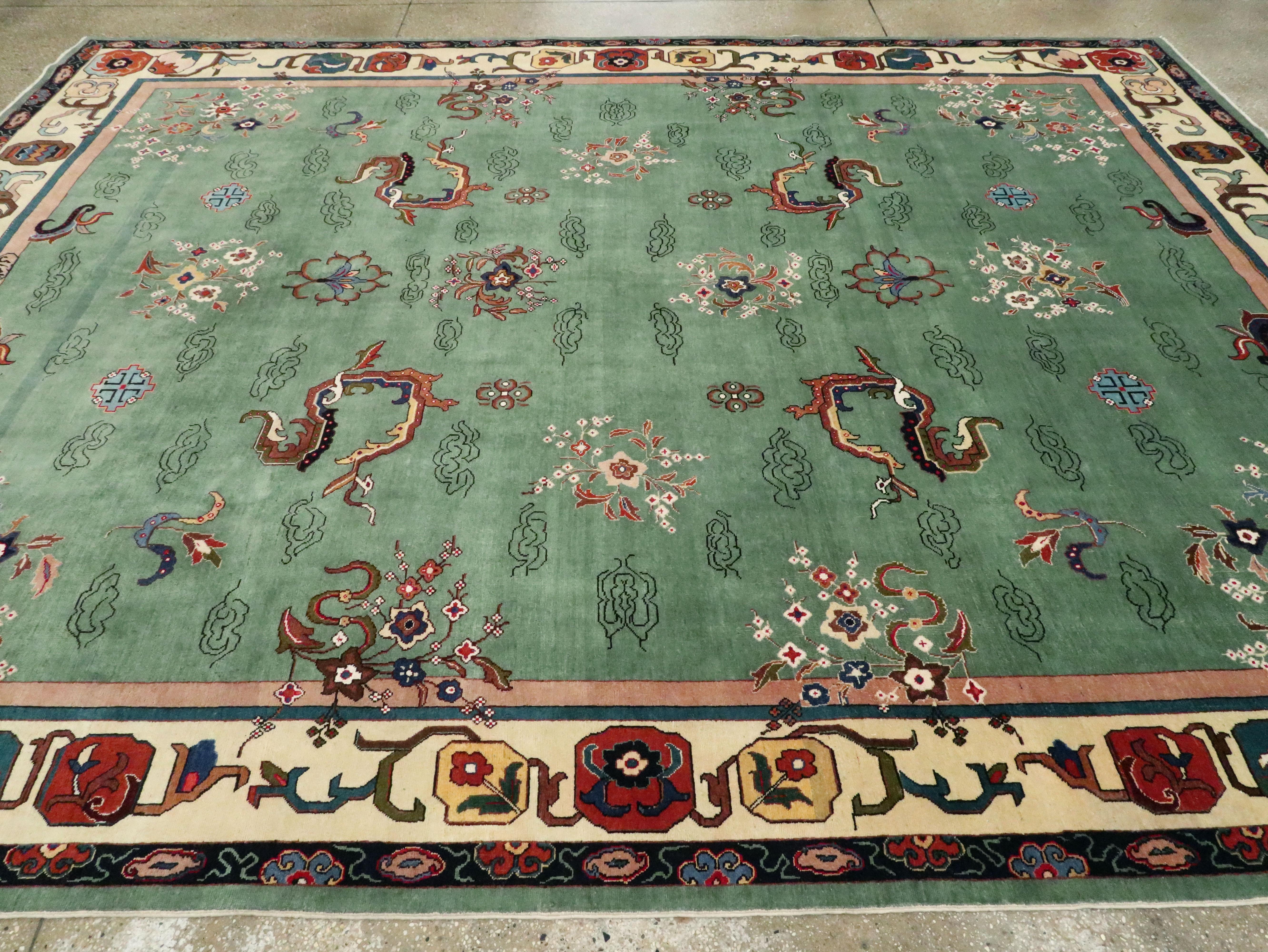 Vintage Persian Tabriz Carpet 3