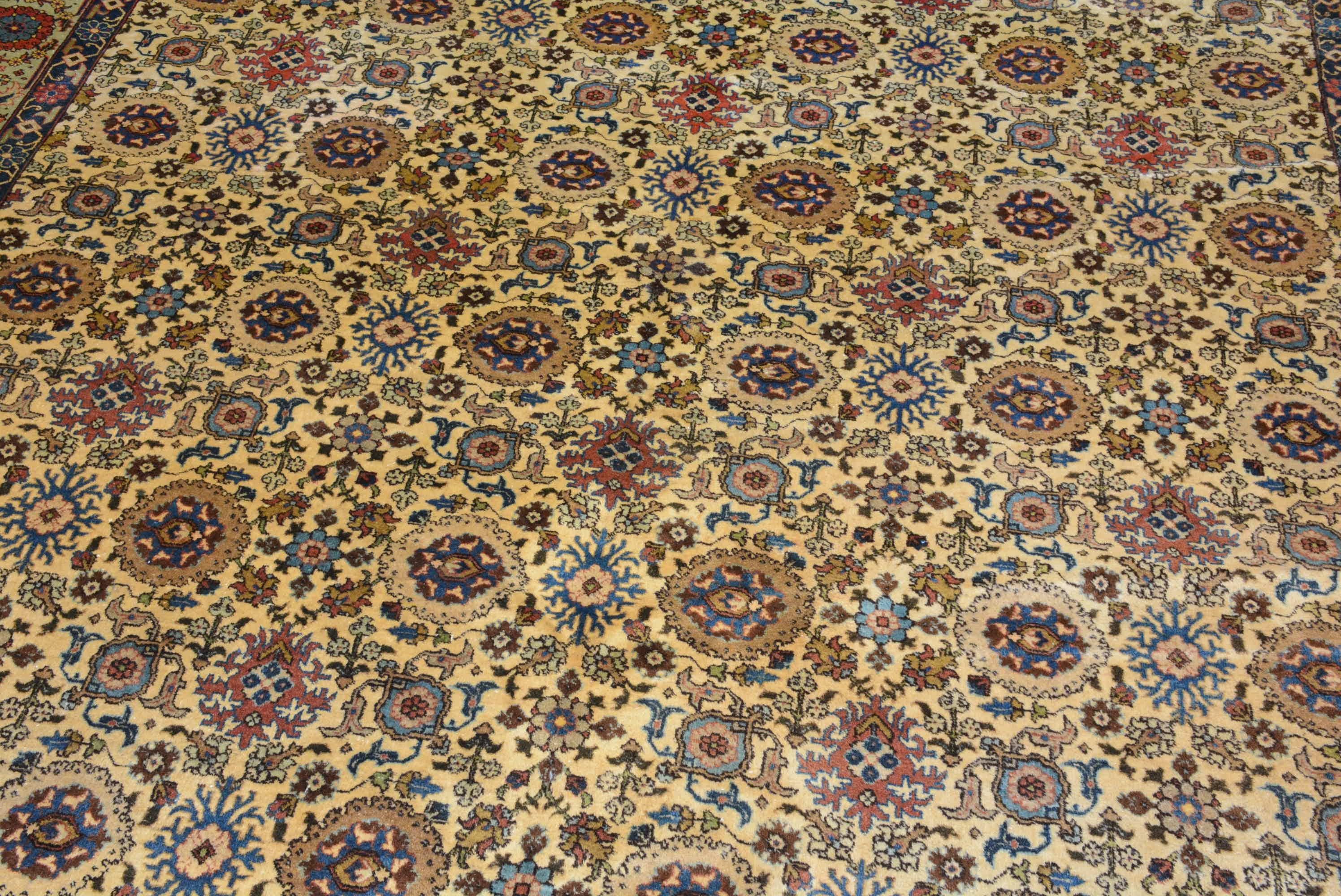 Vintage Persisch Tabriz Teppich (Wolle) im Angebot