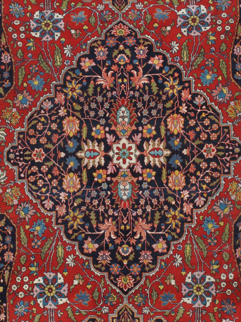Vintage Persian Tabriz Carpet Rug For Sale at 1stdibs
