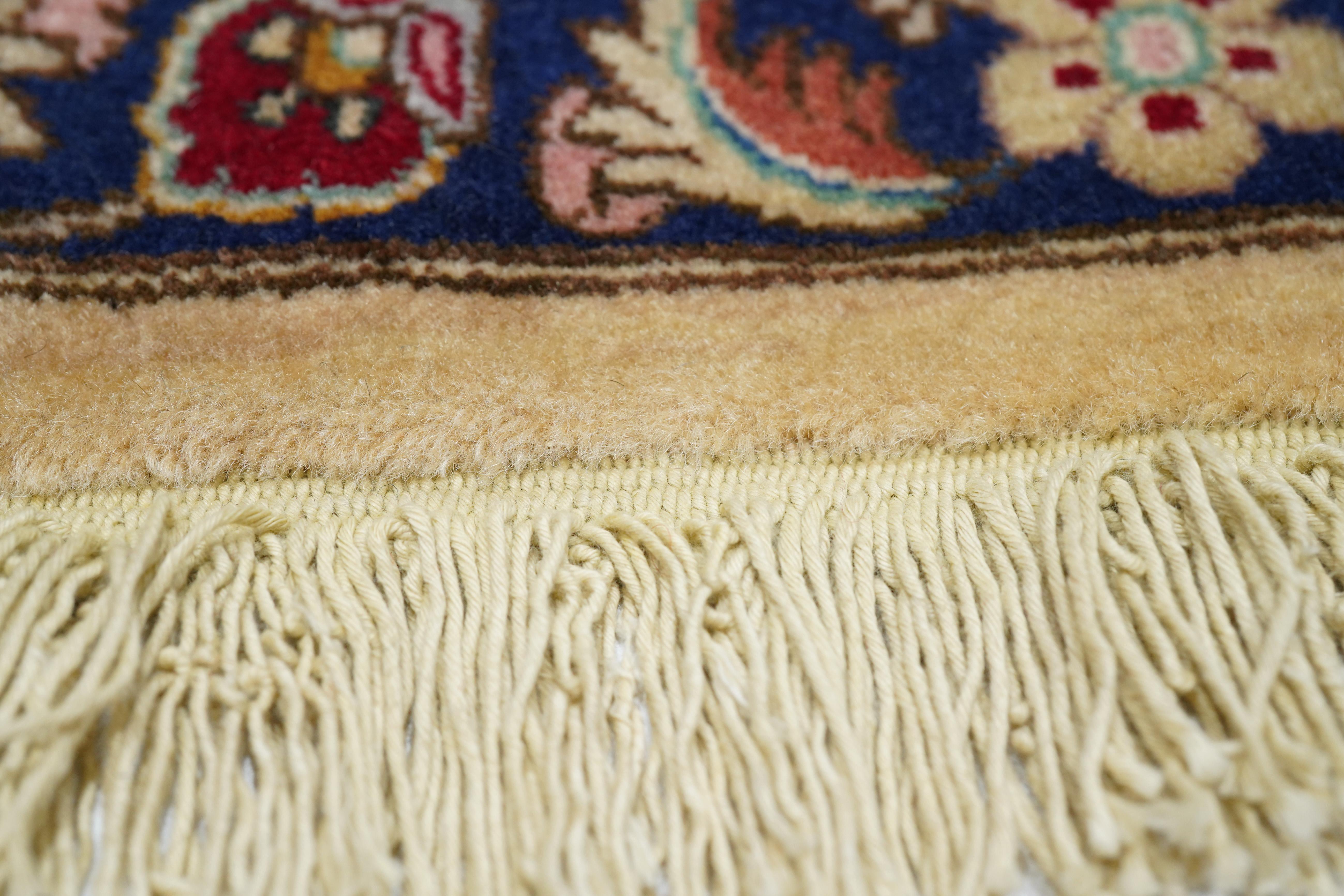 Wool Vintage Tabriz Rug 6'2'' x 8'8'' For Sale