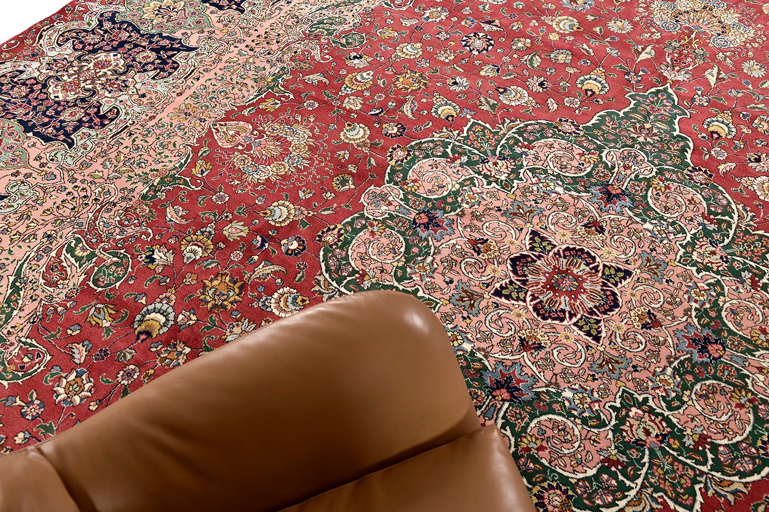 Vintage Persian Tabriz For Sale 2