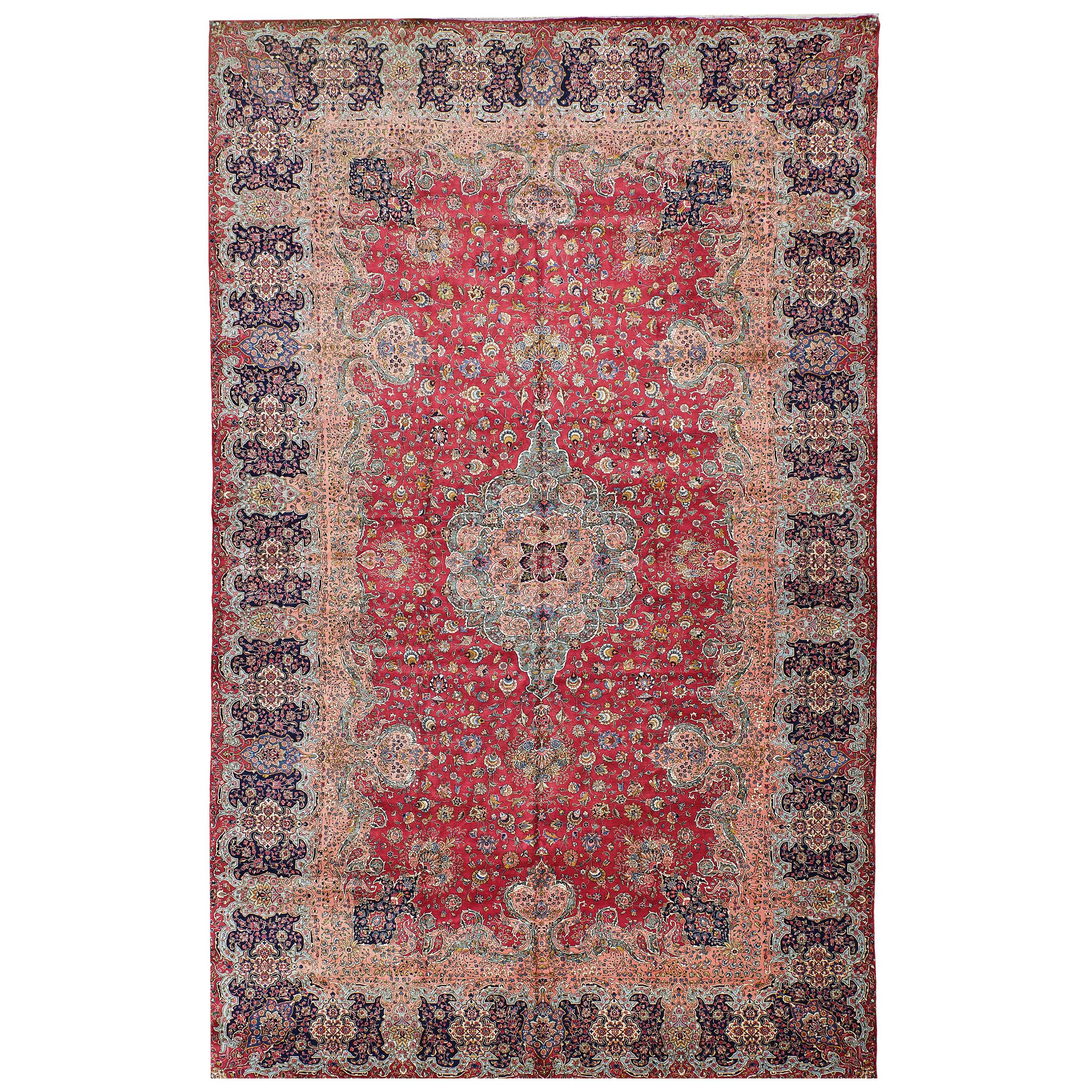 Vintage Persian Tabriz For Sale