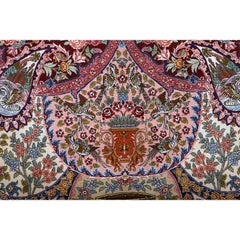 Vintage Persian Tabriz Khiyabani Rug in Kork and Silk - Size: 26'9 X 16'9