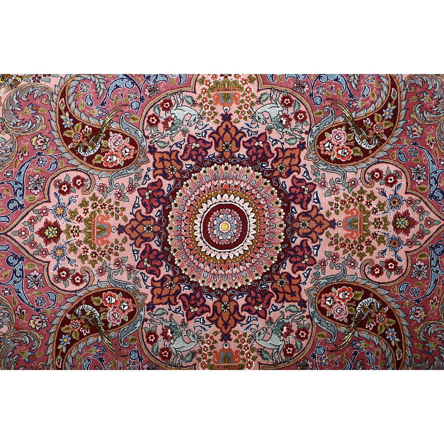 Persischer Täbris Khiyabani-Teppich aus Kork und Seide im Vintage-Stil aus Täbris - Größe: 26'9 X 16'9 (Tabriz) im Angebot