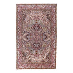 Tappeto persiano Tabriz Khiyabani vintage in kork e seta - Dimensioni: 26'9 X 16'9