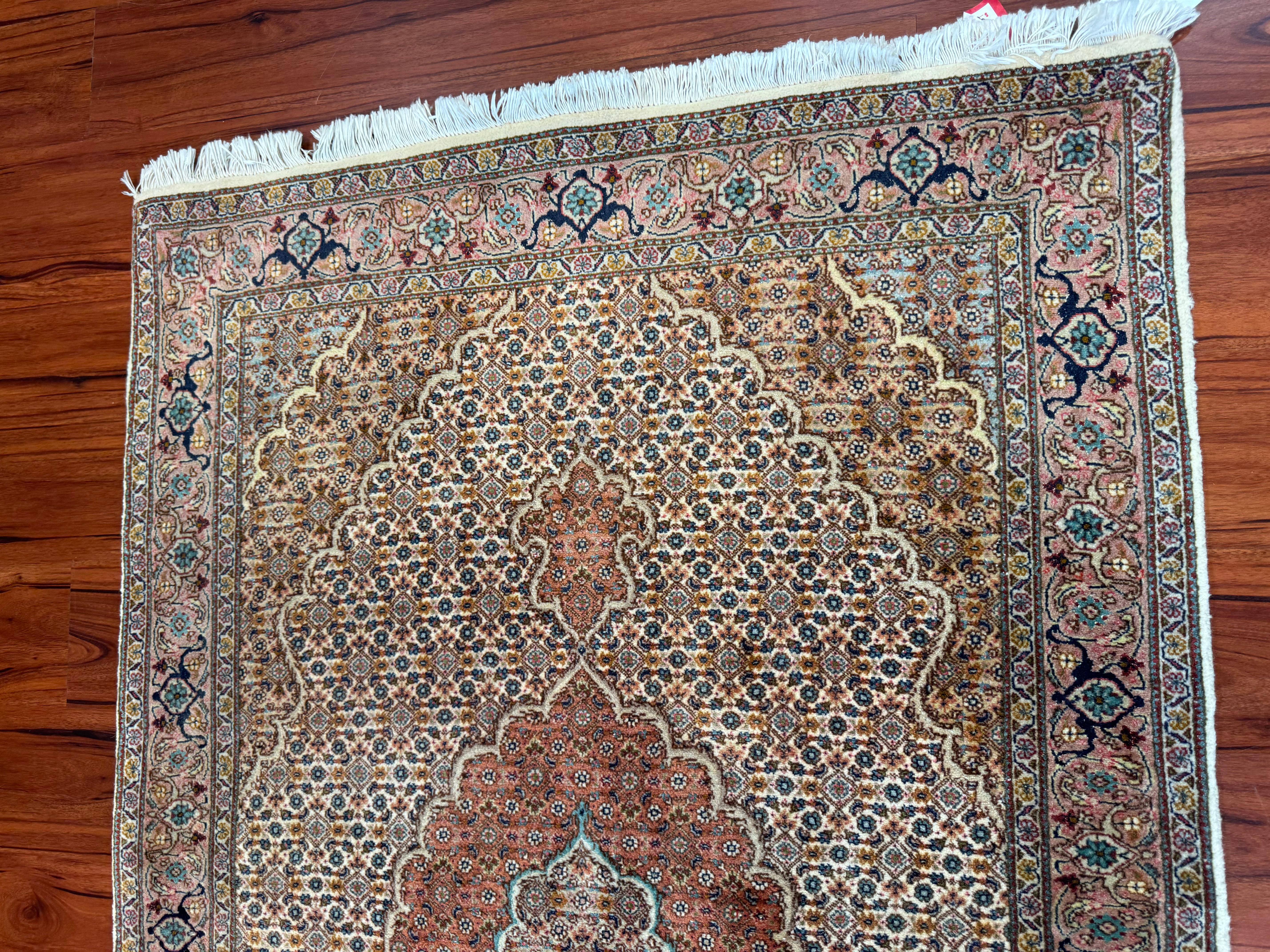 Vintage Persian Tabriz Mahi Rug For Sale 2
