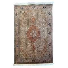 Vintage Persian Tabriz Mahi Rug