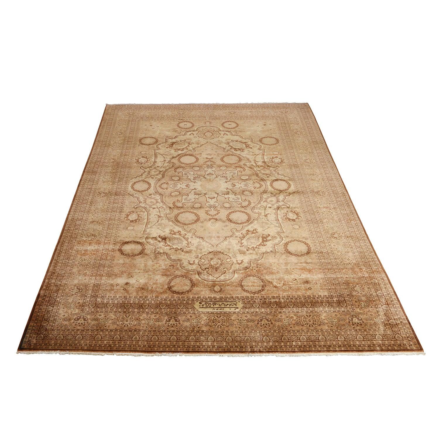 Persiano Tappeto persiano vintage Tabriz Milani - Dimensioni: 11'4 X 8'4 in vendita