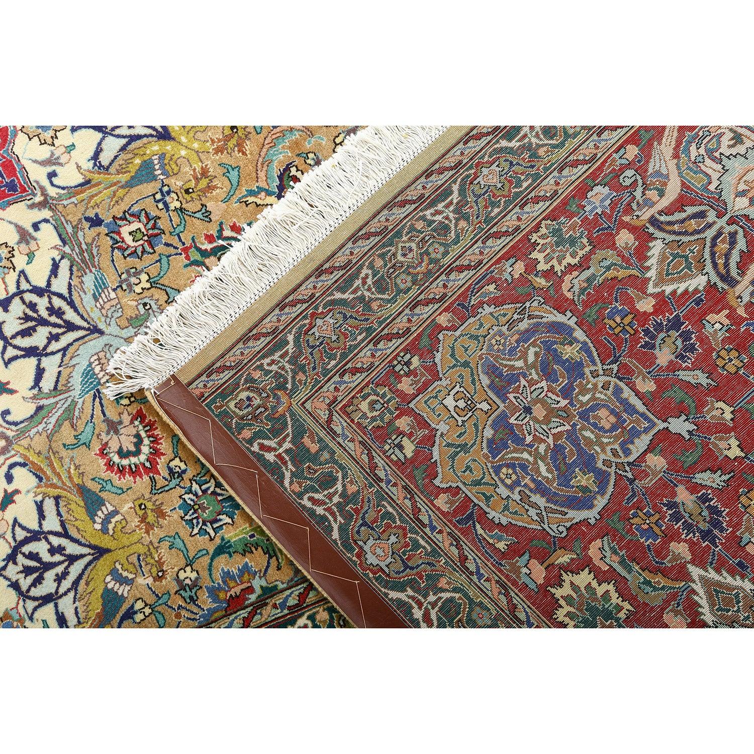 Tappeto Tabriz NAMI vintage in lana e cotone 15'5 X 11'9
 
 Key Detail:
 Pile: Lana
 Fondazione: Cotone
 Origine: Tabriz NAMI
 Design/One: MEDAGLIONE CENTRALE
 Età approssimativa: 60 ANNI
 Qualità (KPI): 500
 Condizioni: Buono
 Dimensioni: 15'5 x